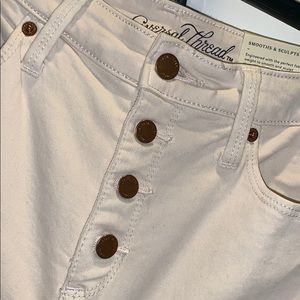 High rise skinny jeans